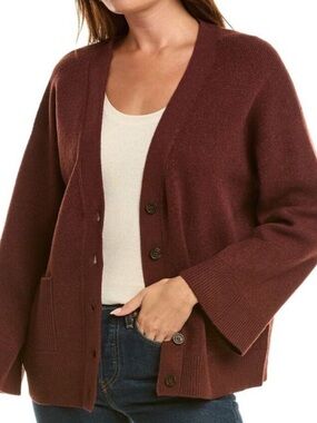 525 Women's V-Neck Button Cardigan Sweater. XS. 100% cotton